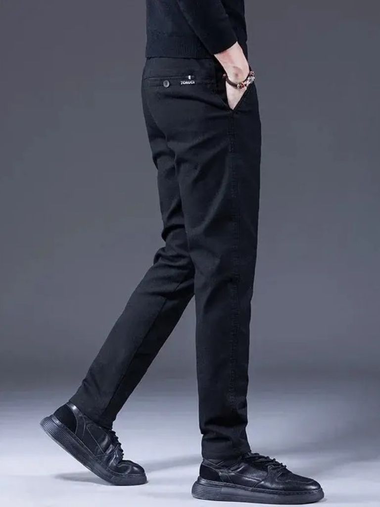 Essential Stretchy Straight Trousers - Manly Man