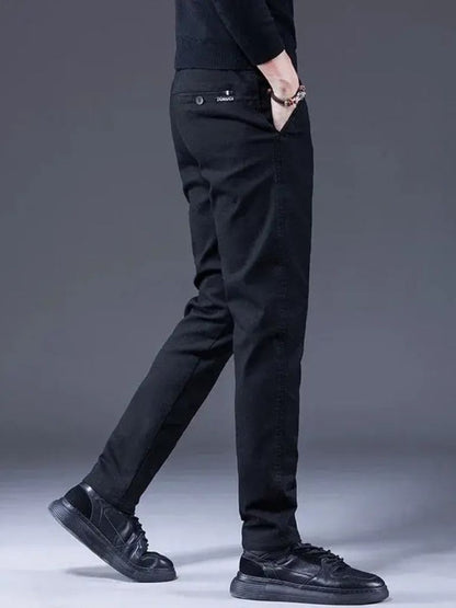 Essential Stretchy Straight Trousers - Manly Man
