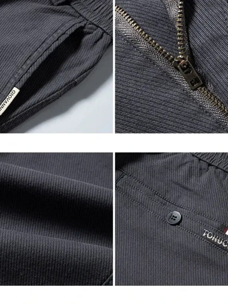 Essential Stretchy Straight Trousers - Manly Man