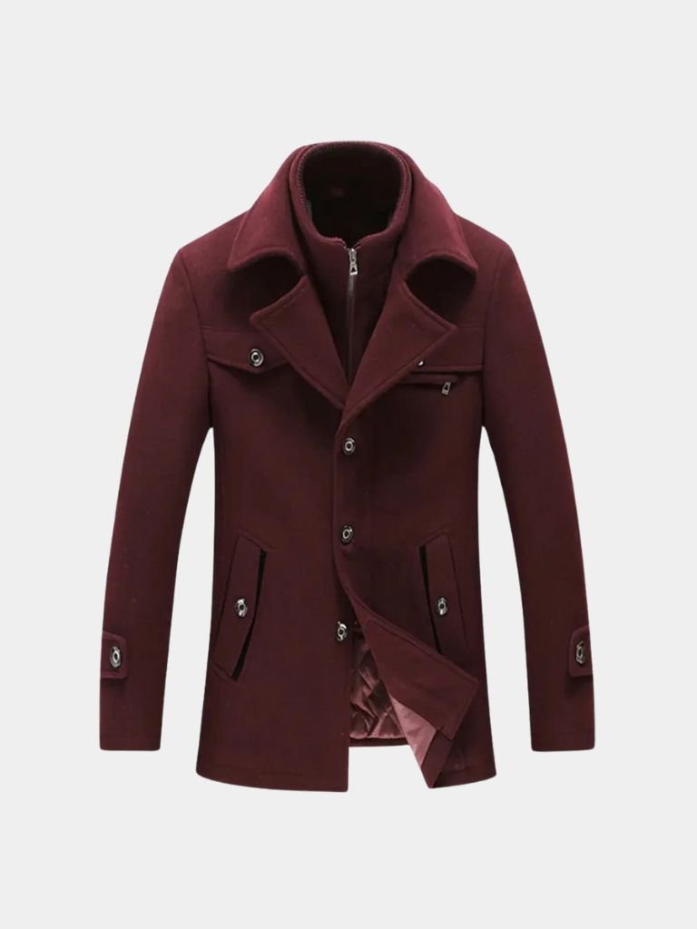 Essential Wool Blend Coat - Manly Man