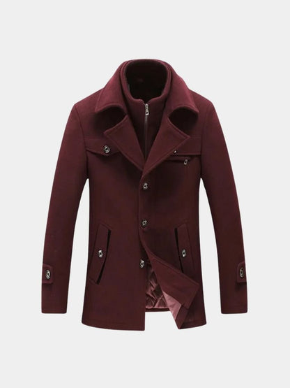 Essential Wool Blend Coat - Manly Man