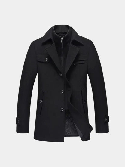 Essential Wool Blend Coat - Manly Man