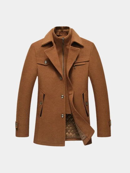 Essential Wool Blend Coat - Manly Man