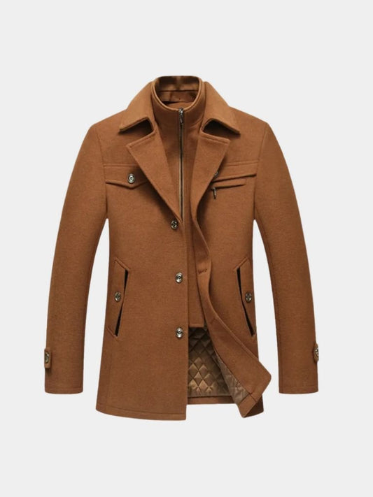 Essential Wool Blend Coat - Manly Man