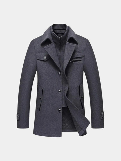 Essential Wool Blend Coat - Manly Man