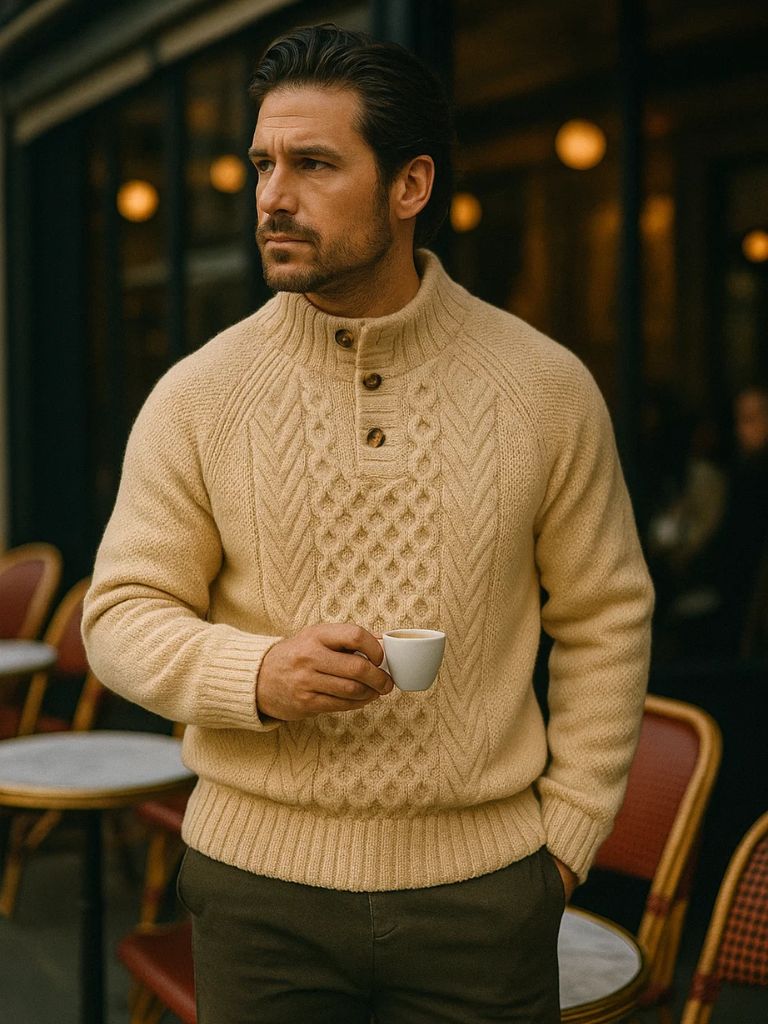 Giovanni Classic Knit Sweater - Manly Man