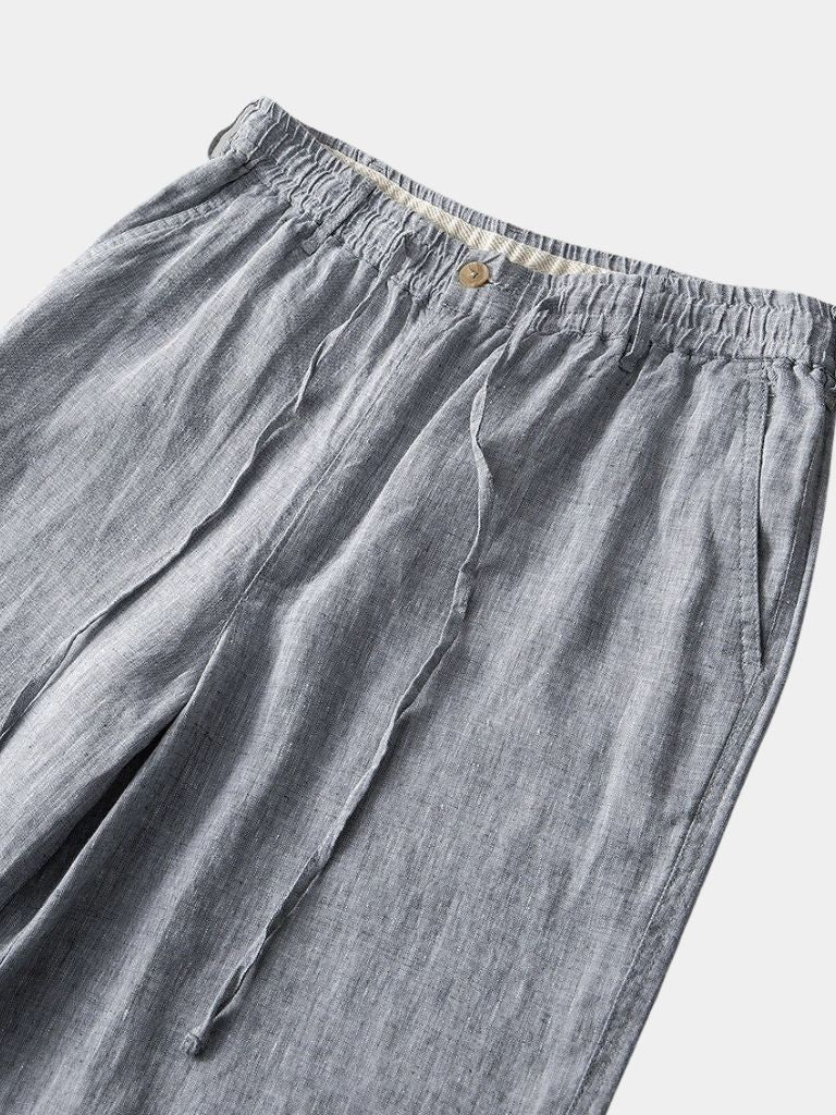 Gris Mariner Linen Shorts - Manly Man