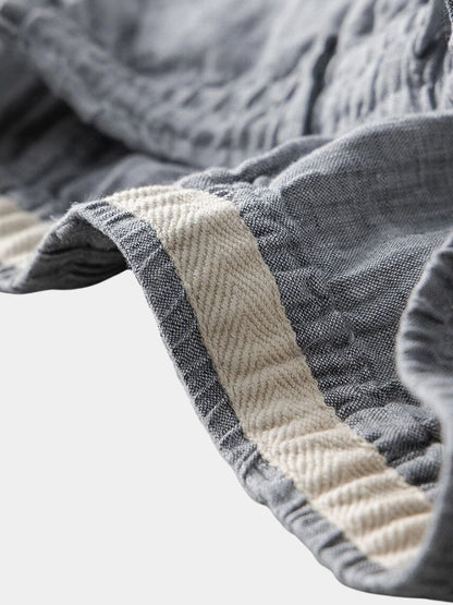 Gris Mariner Linen Shorts - Manly Man