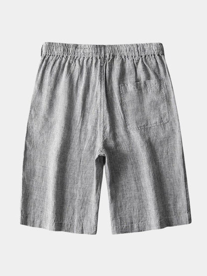 Gris Mariner Linen Shorts - Manly Man