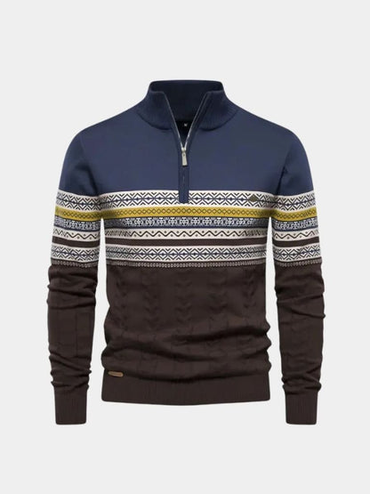 Half Zip Knit Pullover Sweater - Manly Man