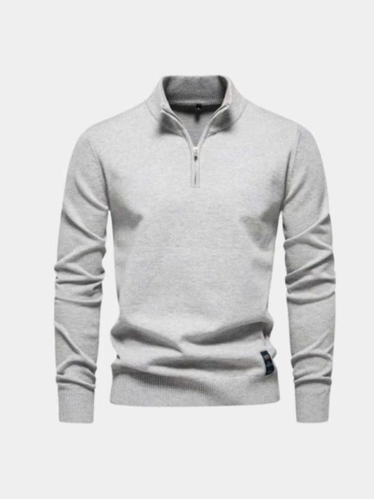 Half Zip Knitwear Pullover Sweater - Manly Man