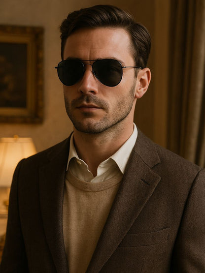 Halo Noir Polarized Sunglasses – Manly Man