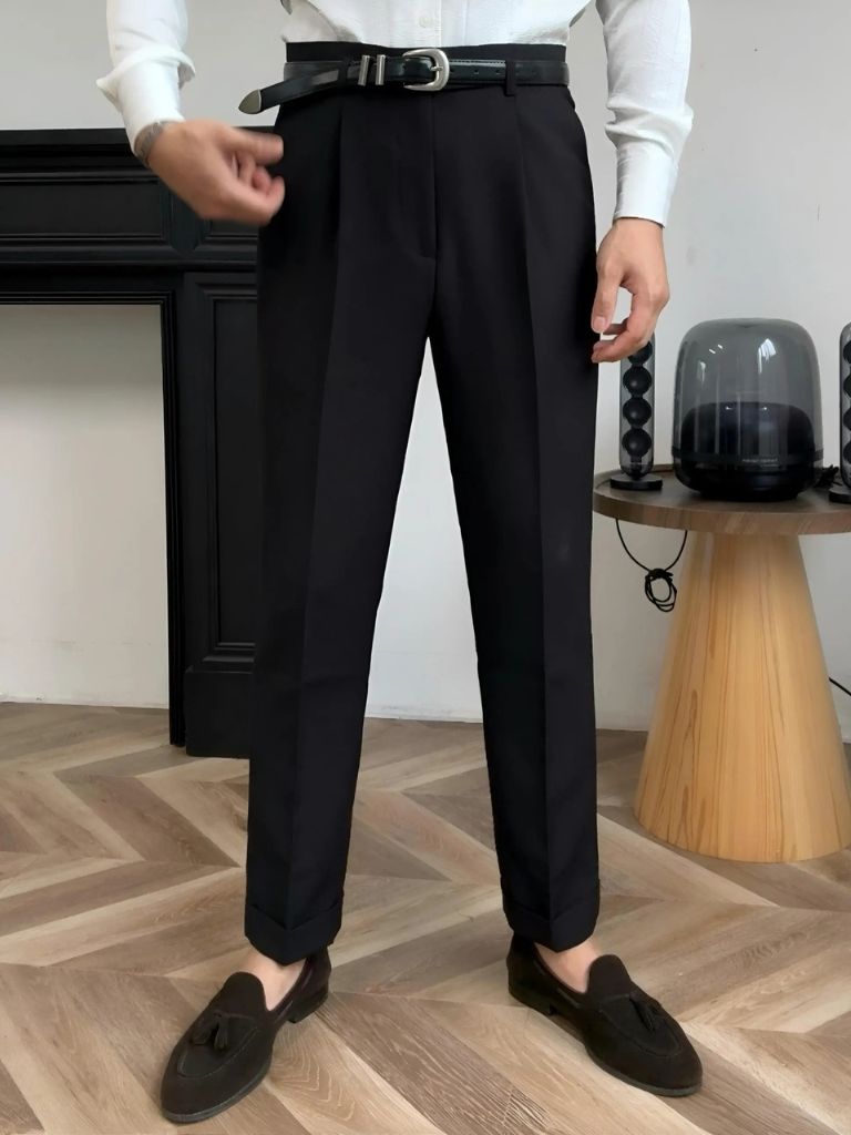 Hollywood Classic Trousers (Belt Included) - Manly Man