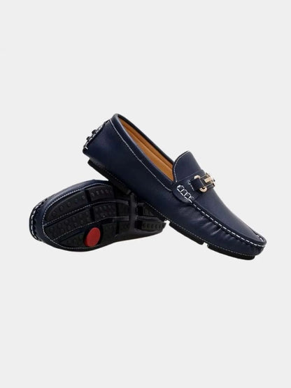 Italian Design Leather Loafers - Manly Man