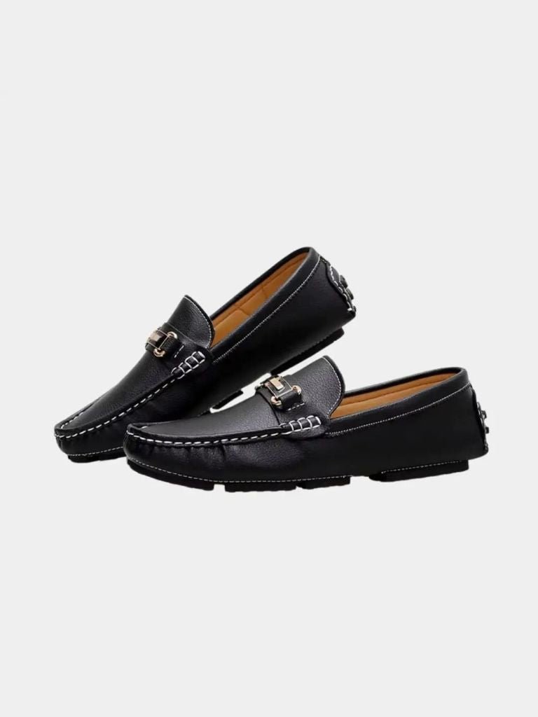 Italian Design Leather Loafers - Manly Man