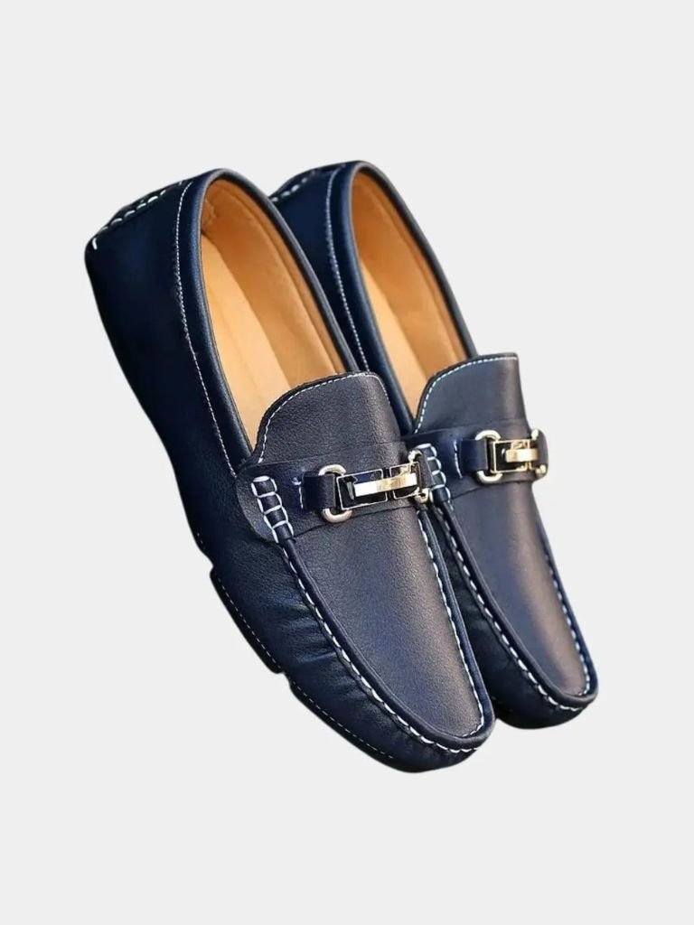 Italian Design Leather Loafers - Manly Man