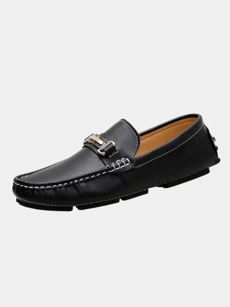 Italian Design Leather Loafers - Manly Man