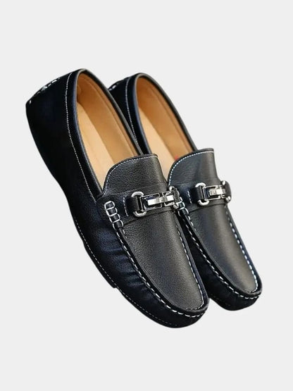 Italian Design Leather Loafers - Manly Man