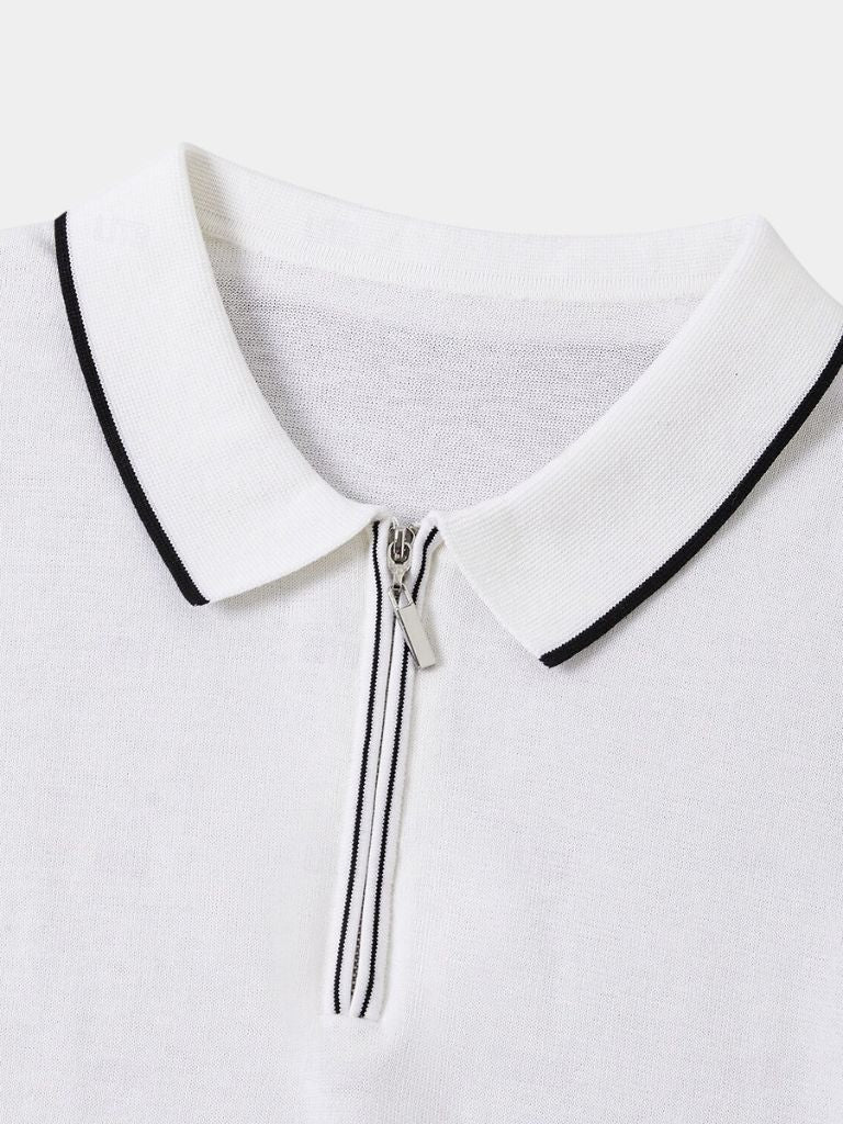 Ivory Elite Long Sleeve Polo – Manly Man