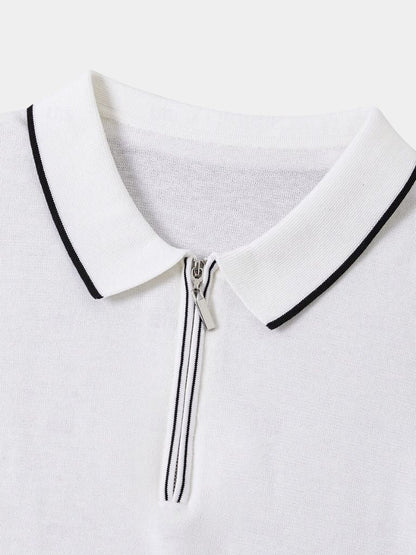 Ivory Elite Long Sleeve Polo – Manly Man