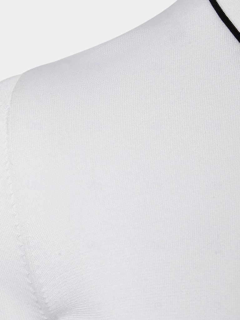 Ivory Elite Long Sleeve Polo – Manly Man