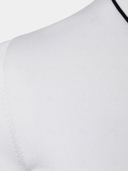 Ivory Elite Long Sleeve Polo – Manly Man