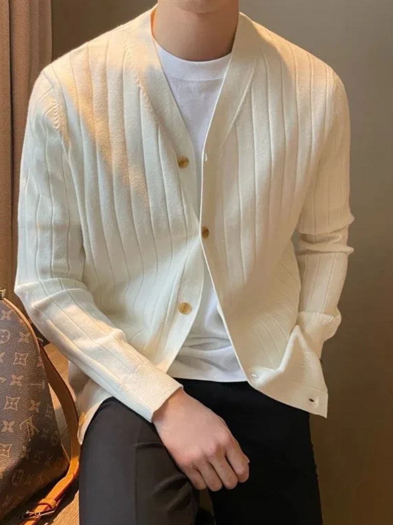 Knit Casual Cardigan - Manly Man