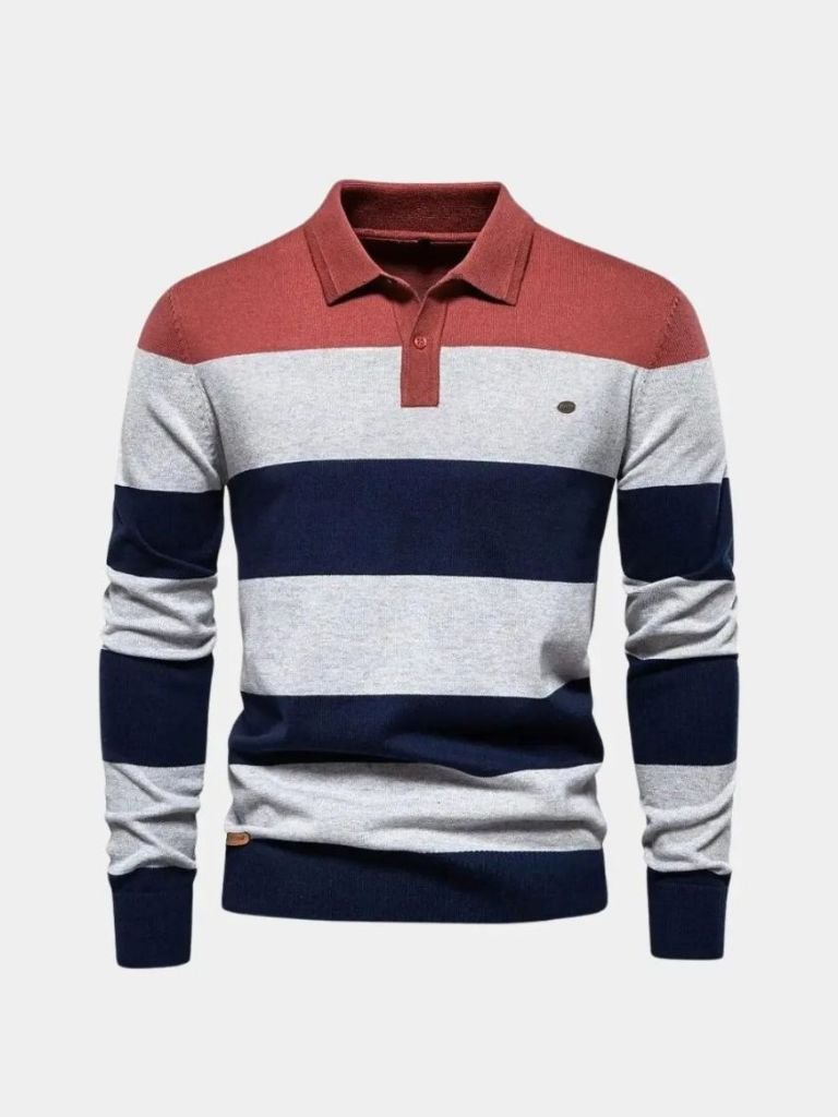 Knit Color Half Zip Knitwear - Manly Man