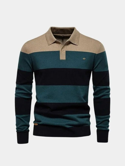 Knit Color Half Zip Knitwear - Manly Man