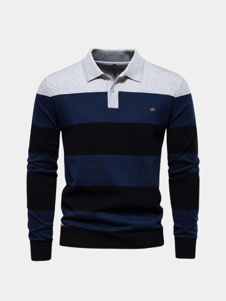 Knit Color Half Zip Knitwear - Manly Man