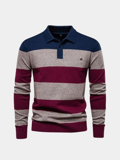 Knit Color Half Zip Knitwear - Manly Man