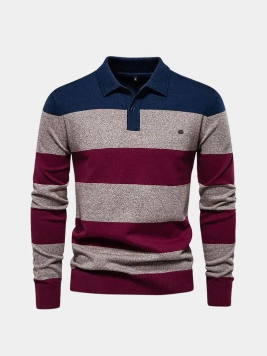 Knit Color Half Zip Knitwear - Manly Man