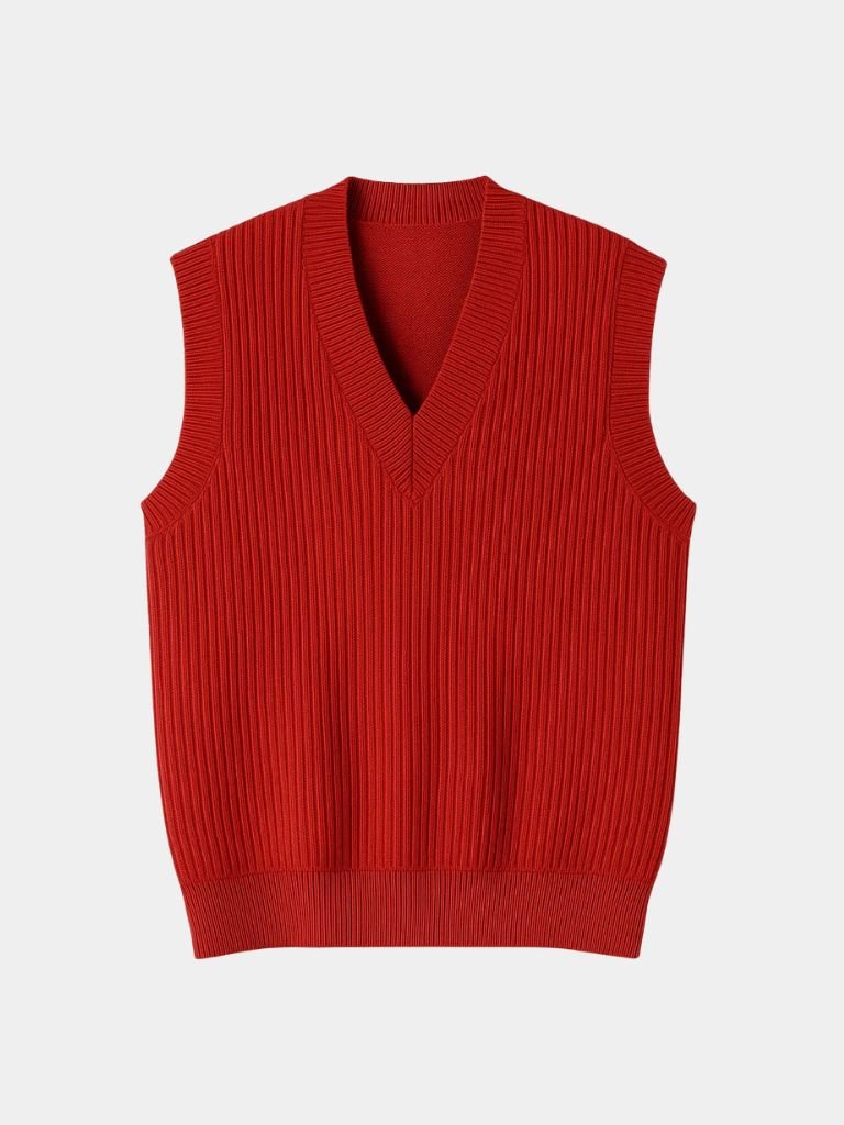 Knit Vest Waistcoat - Manly Man
