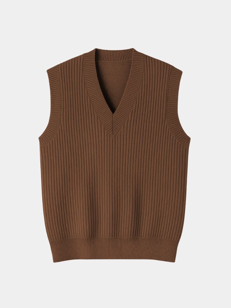 Knit Vest Waistcoat - Manly Man