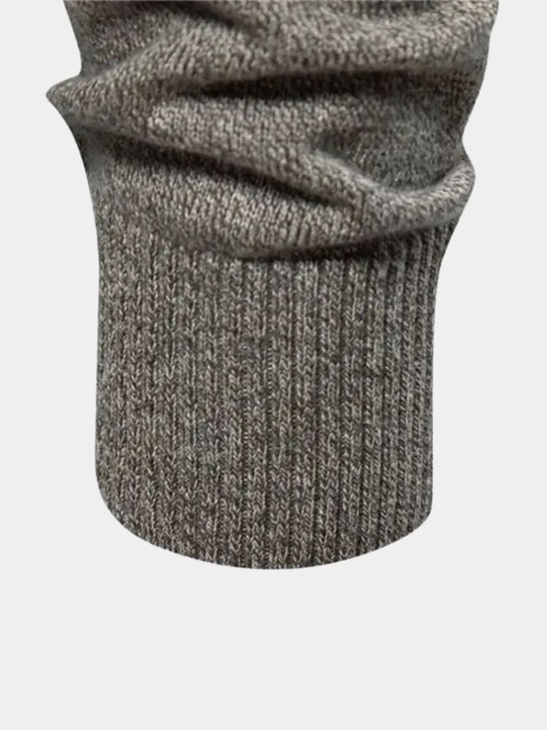 Cárdigan de punto de algodón con cuello alto - Manly Man 