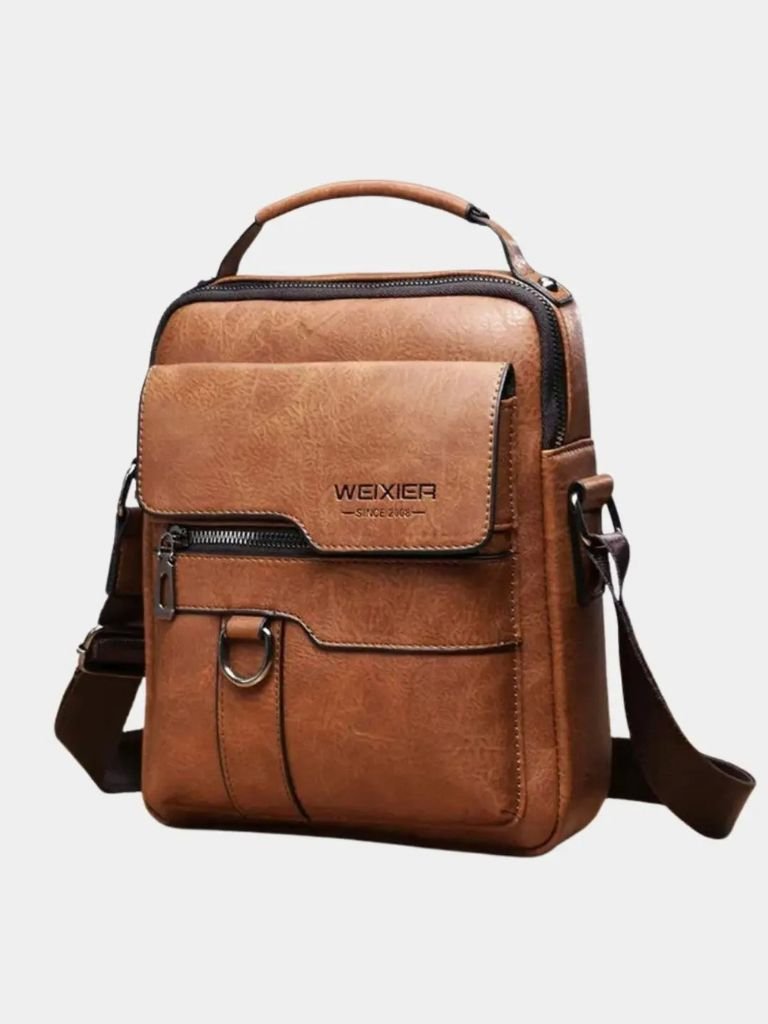 Leather Cross Body Bag - Manly Man