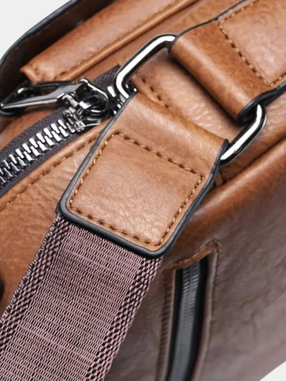 Leather Cross Body Bag - Manly Man