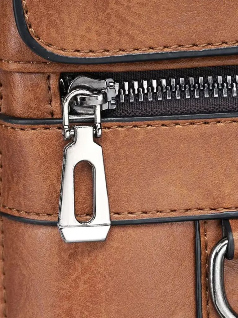 Leather Cross Body Bag - Manly Man