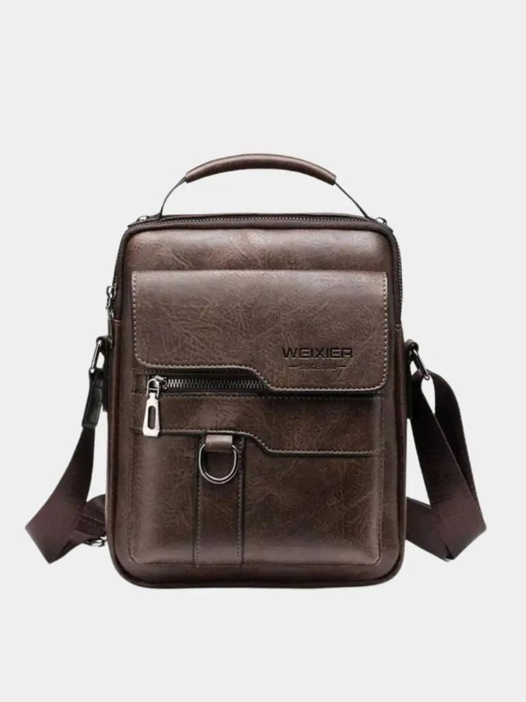 Leather Cross Body Bag - Manly Man