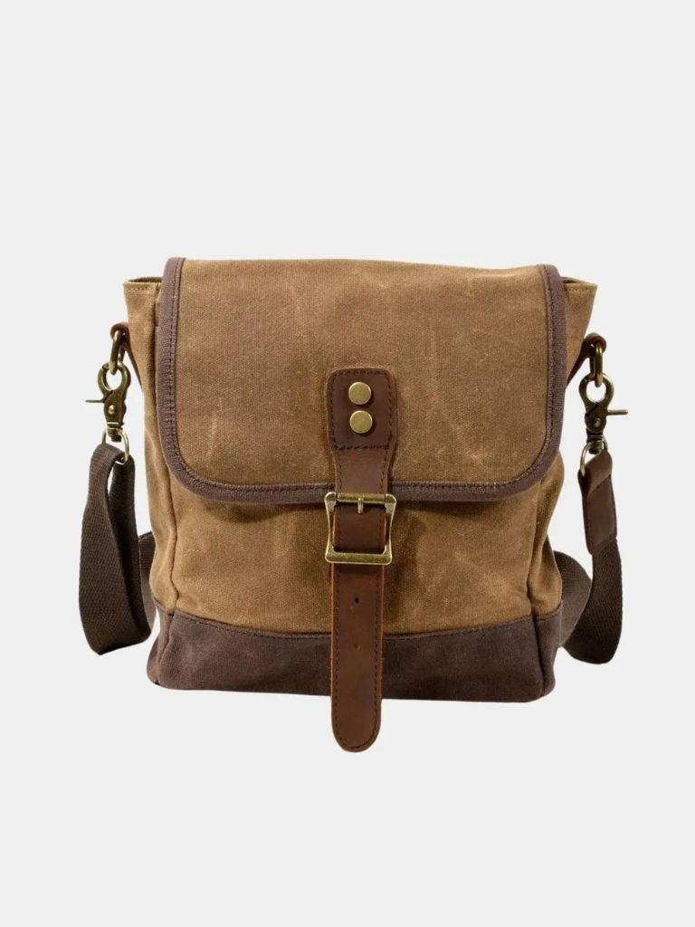 Leather Crossbody Shoulder Bag - Manly Man
