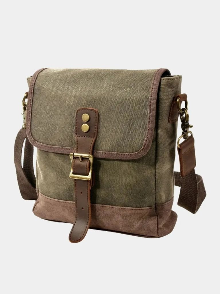 Leather Crossbody Shoulder Bag - Manly Man