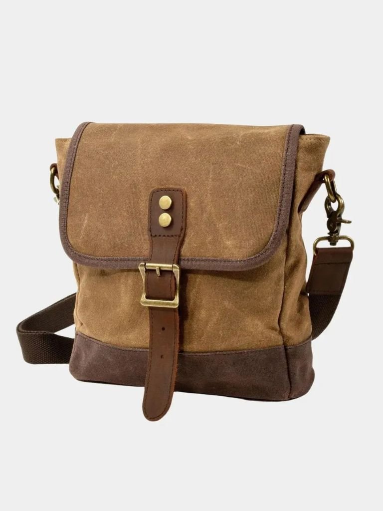 Leather Crossbody Shoulder Bag - Manly Man