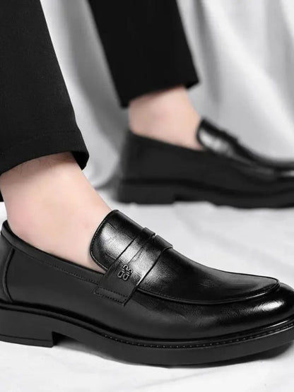 Leather Male Shoes Men Business - Manly Man