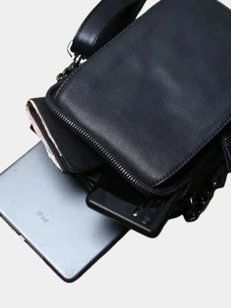 Leather Men's Shoulder Bag - Manly Man