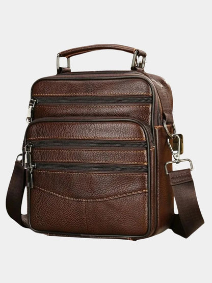 Leather Men's Shoulder Bag - Manly Man