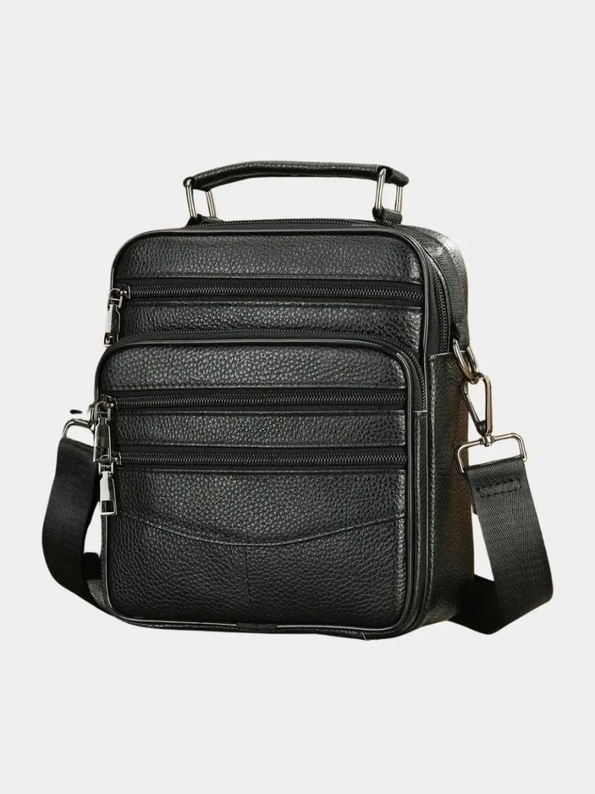 Leather Men's Shoulder Bag - Manly Man