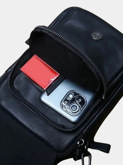 Leather Men's Shoulder Bag - Manly Man