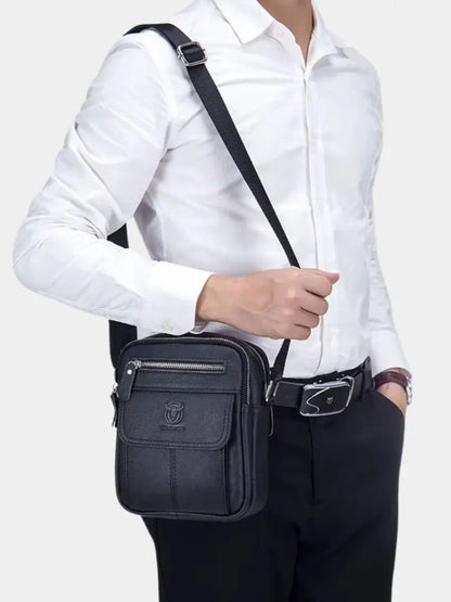 Leather Messenger Bag - Manly Man