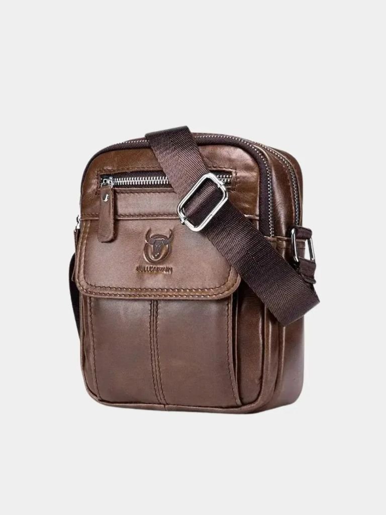 Leather Messenger Bag - Manly Man
