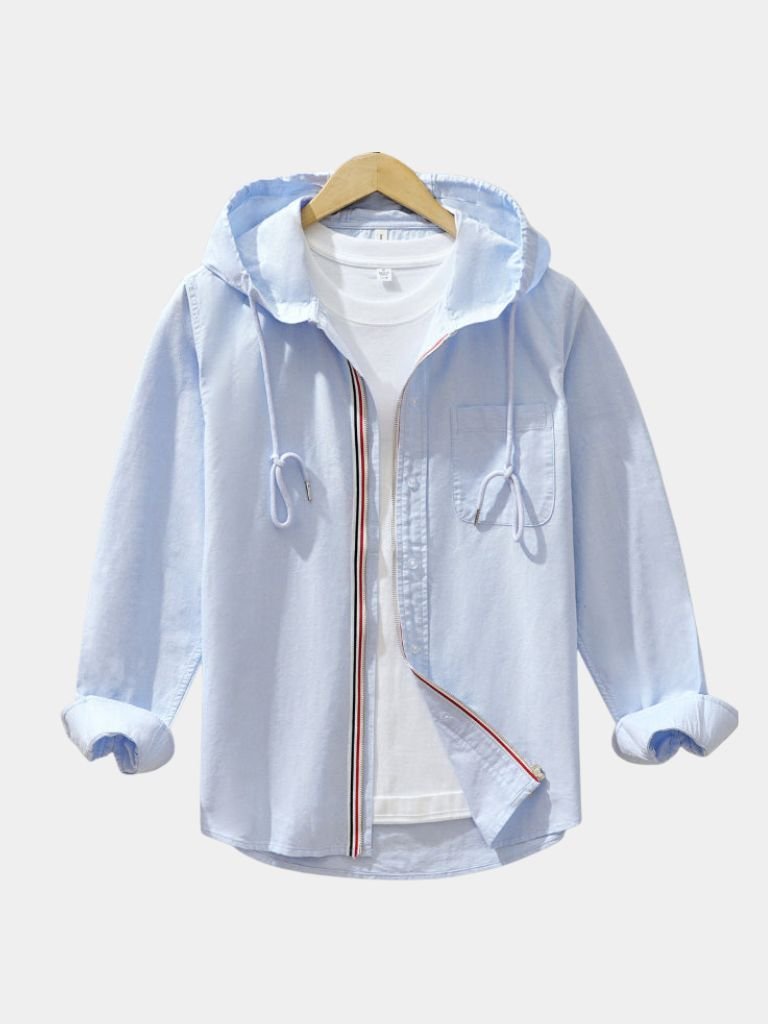 Light Covenant Linen Hooded Shirt  – Manly Man